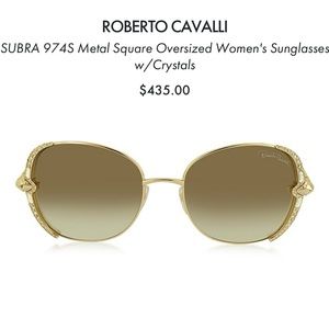ROBERTO CAVALLI
SUBRA 9745 Metal Square Oversized Women's Sunglasses
